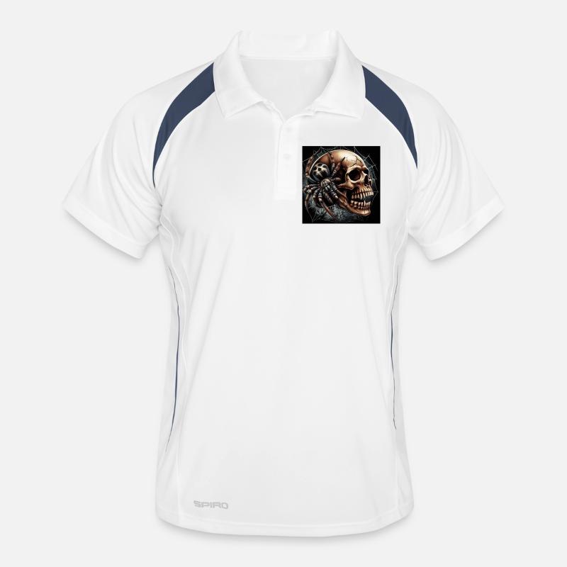 Skull and Spider Men's Polo breathable