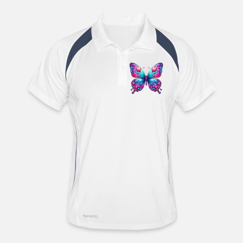 Coeur papillon Coeurs Coeurs Coeurs Coeurs Polo respirant Homme