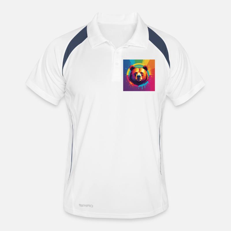 Pride Bear Männer Polo atmungsaktiv