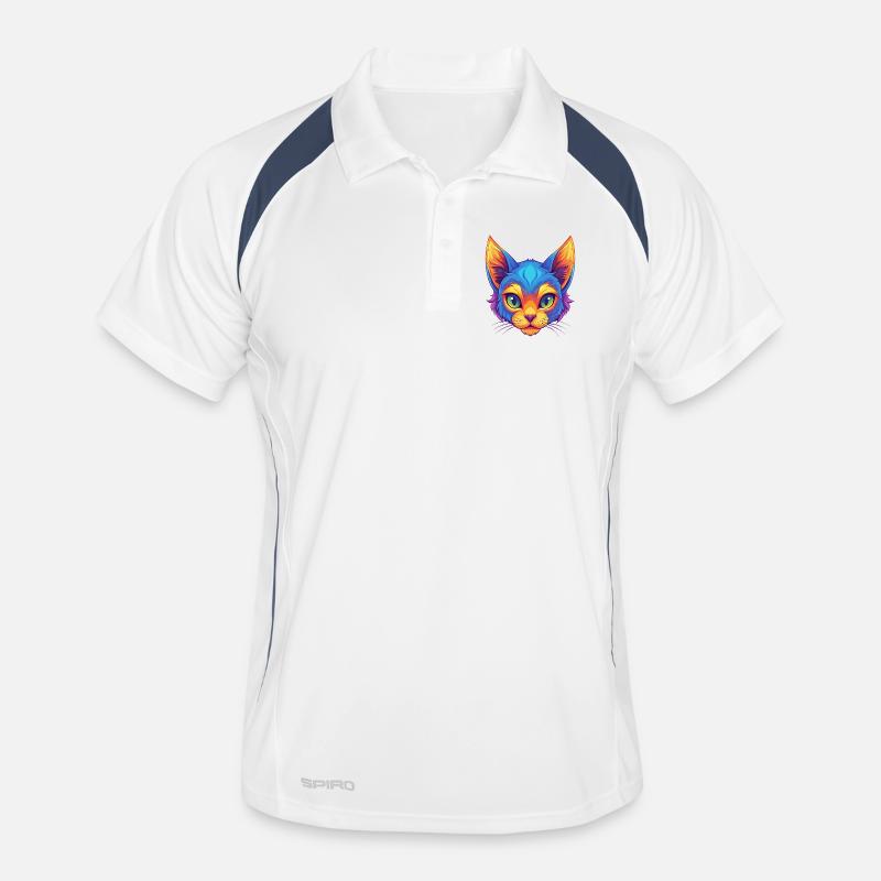 Chat Pixie Bob Race de chat Dessin animé Kawaii Animal de compagnie Polo respirant Homme