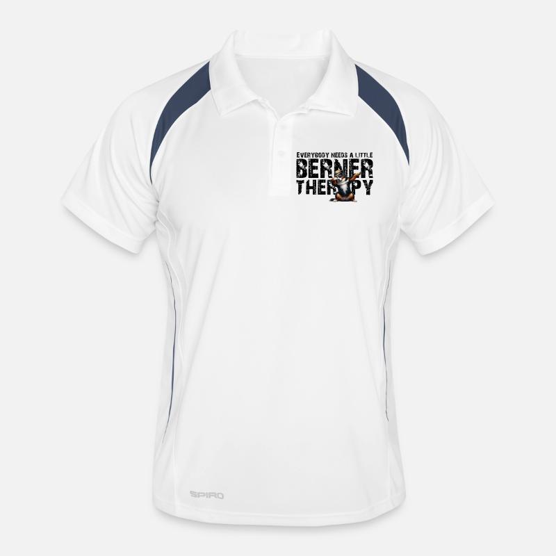 Bernese mountain dog Men's Polo breathable