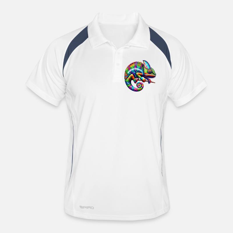 Chamäleon Männer Polo atmungsaktiv