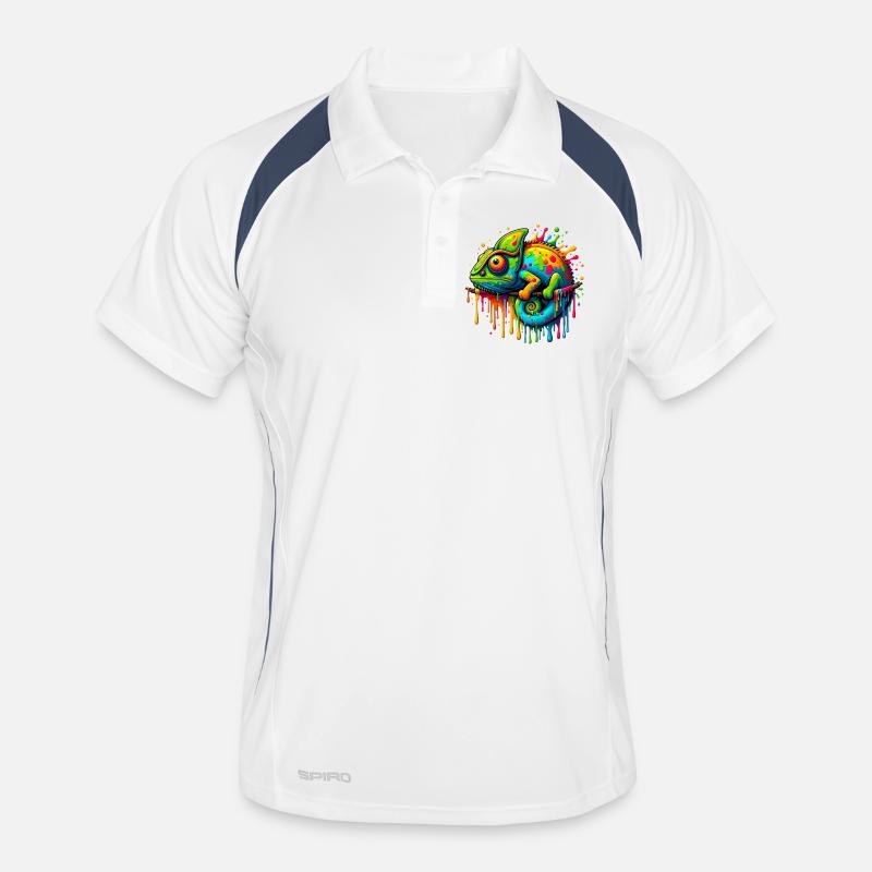 Chamäleon Männer Polo atmungsaktiv