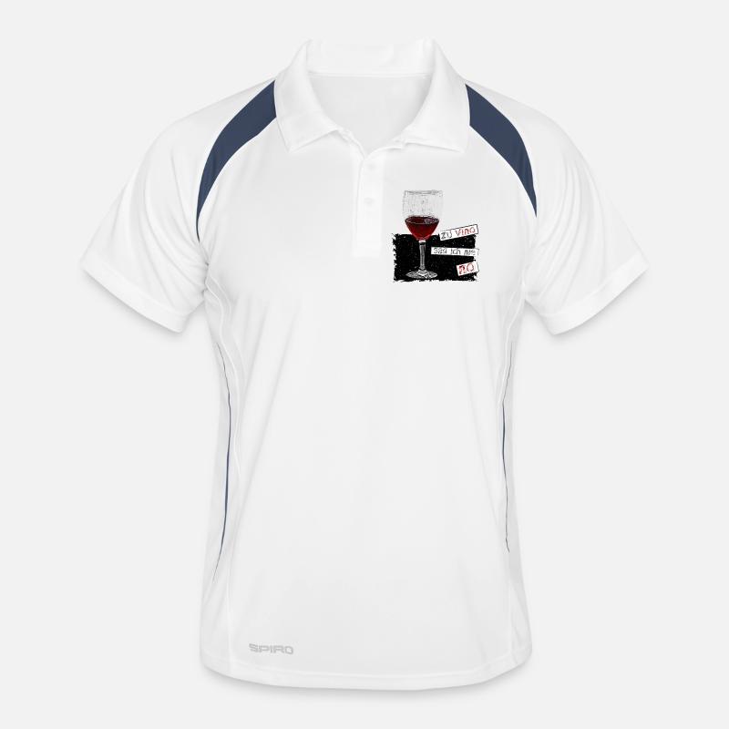 I never say NO to Vino Men's Polo breathable