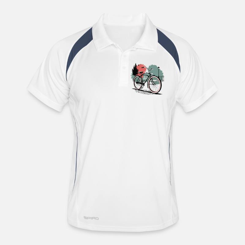 Vintage Bicycle Serenity Men's Polo breathable