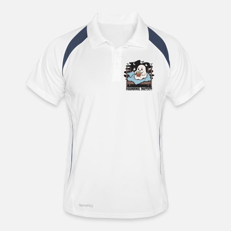 Paranormal Inactivity Ghost Men's Polo breathable