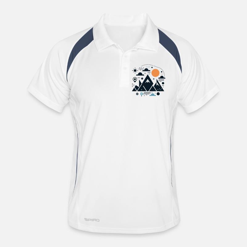 Mountains Men's Polo breathable