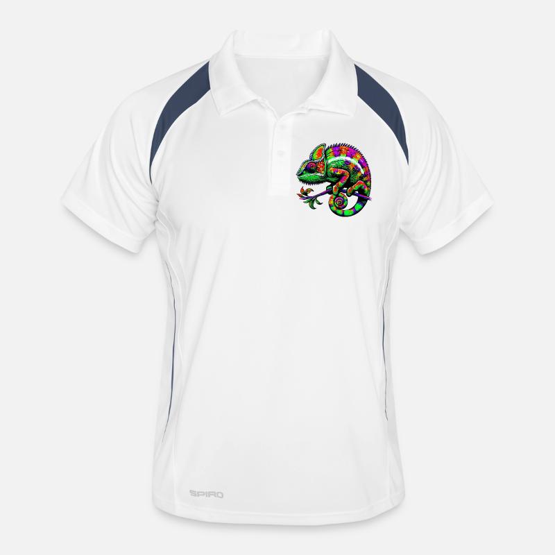 Chamäleon Männer Polo atmungsaktiv