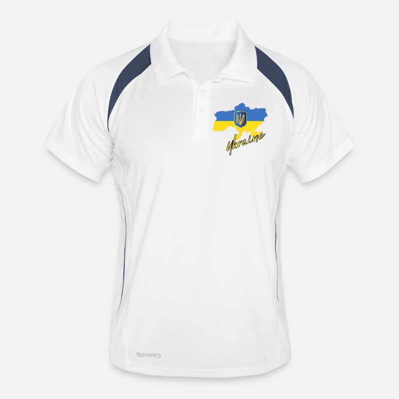 Ukrainian pride, Ukrainian flag Men's Polo breathable