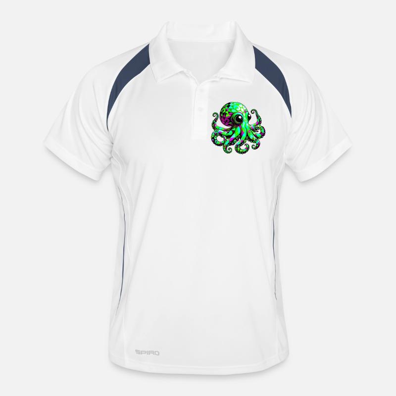 Krake Männer Polo atmungsaktiv