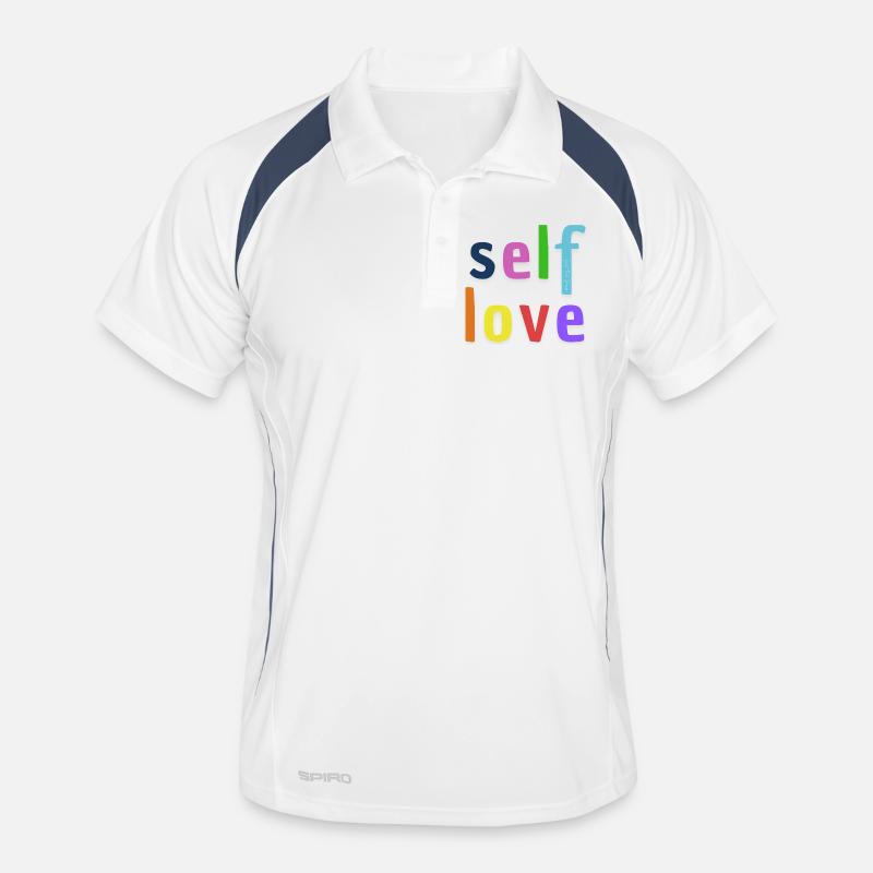 self love Männer Polo atmungsaktiv