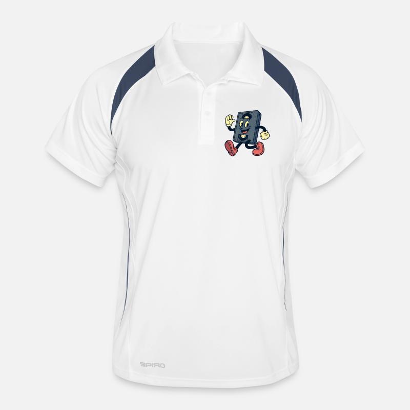 Cassette VHS heureuse Polo respirant Homme