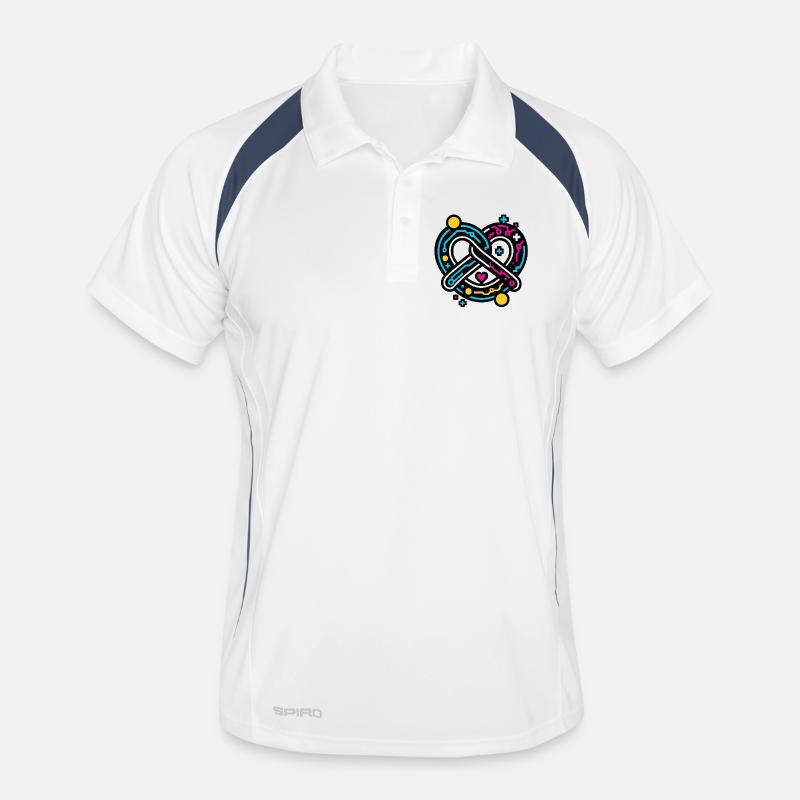 Cyber bretzel Polo respirant Homme
