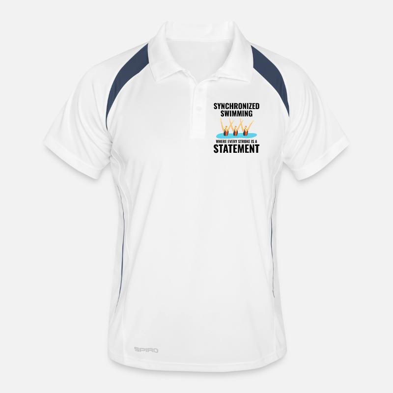 Nageuses synchronisées triomphantes Polo respirant Homme