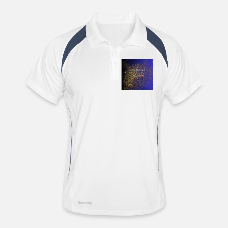 Je suis un aimant pour la positivité Polo respirant Homme