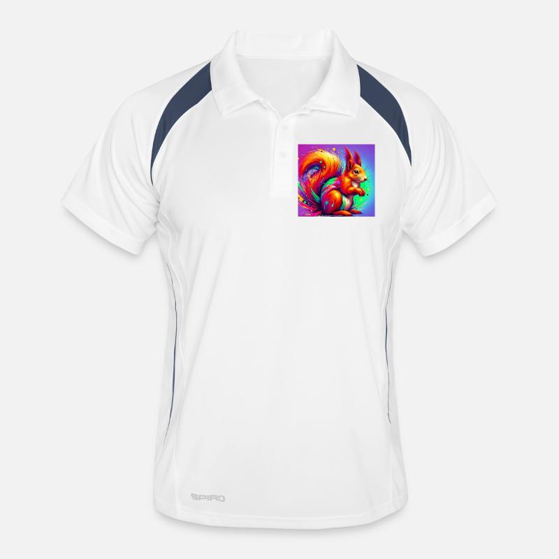 Eichhörnchen Männer Polo atmungsaktiv