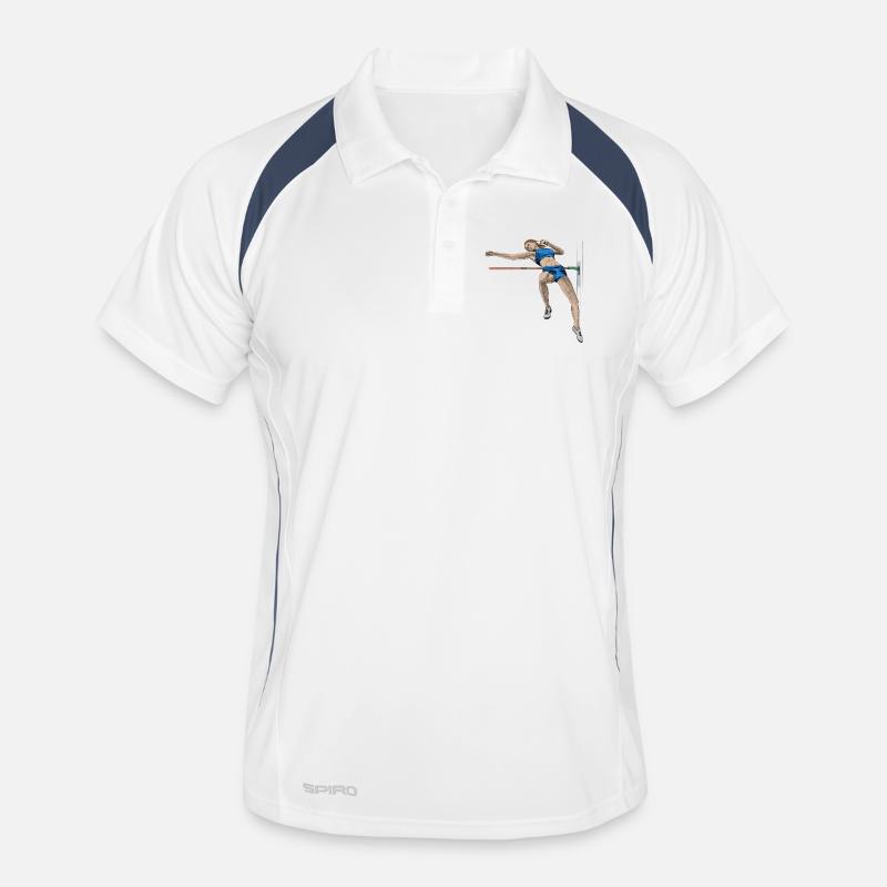 Saut en hauteur Polo respirant Homme