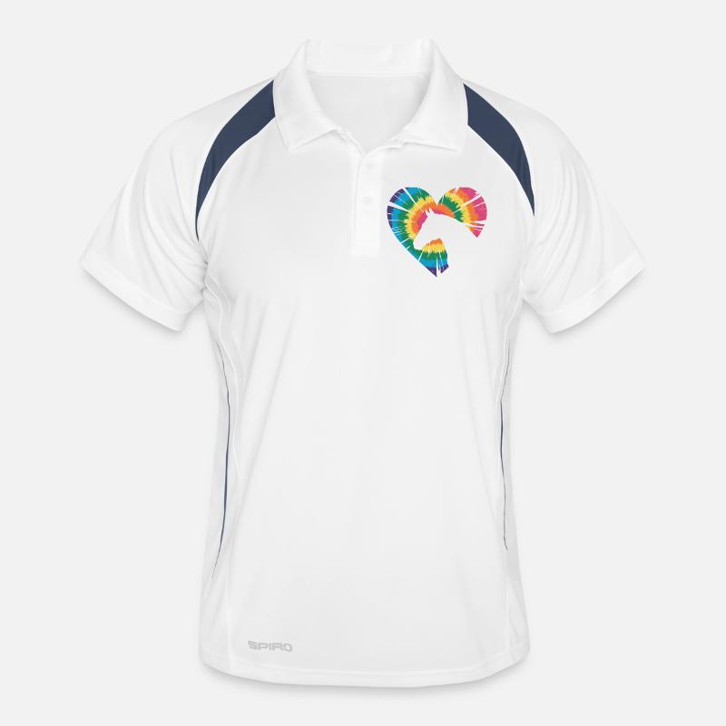 Tie Dye Pferd Männer Polo atmungsaktiv