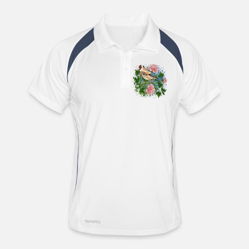 Colorful bird Men's Polo breathable