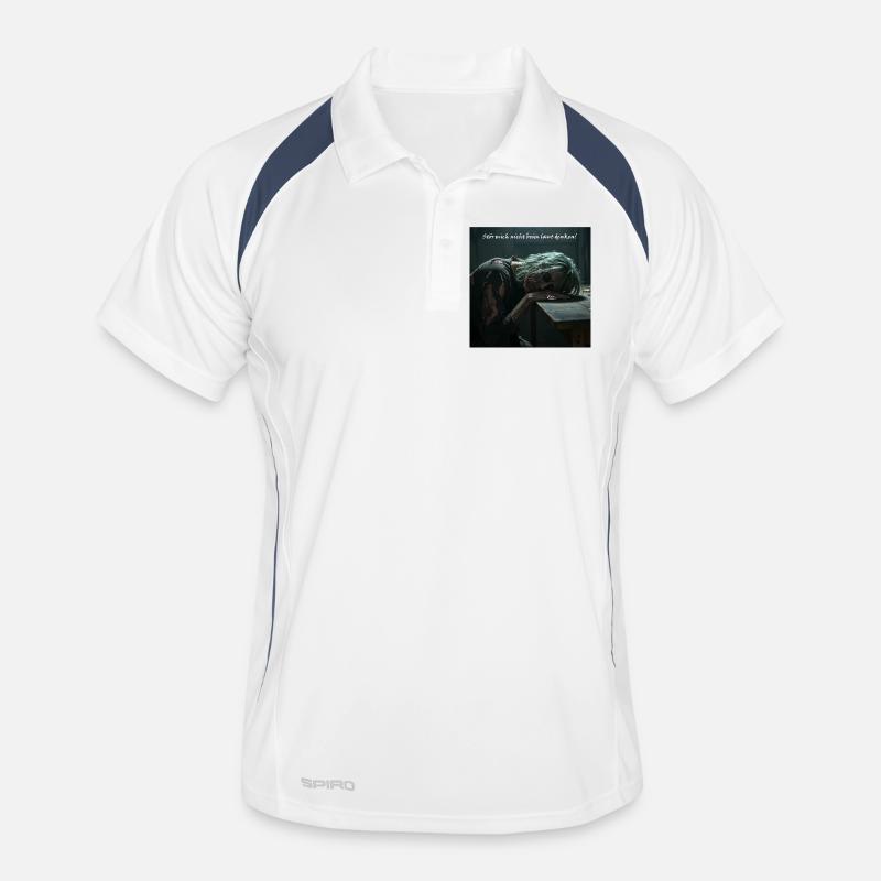 Don't interfere with thinking! Men's Polo breathable