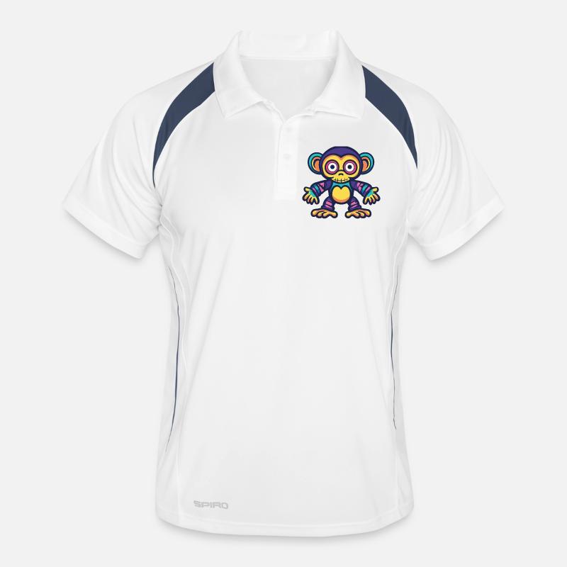 Singe Halloween Zombie Polo respirant Homme