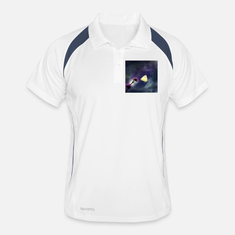 Approach in thunderstorm mood Men's Polo breathable