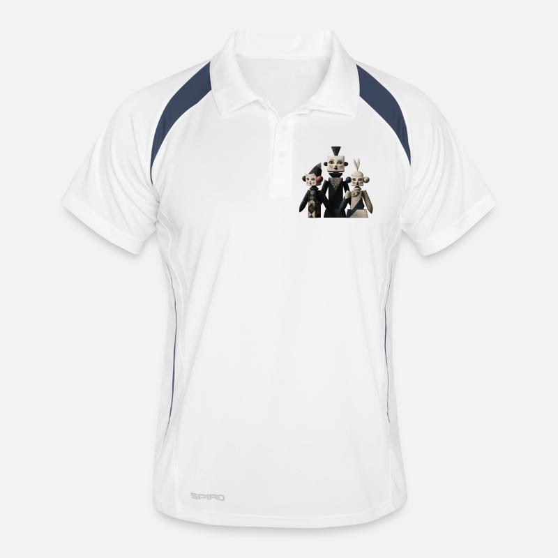 Trio de figures pop géométriques Polo respirant Homme