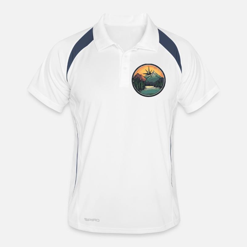 Mountains Compass Men's Polo breathable