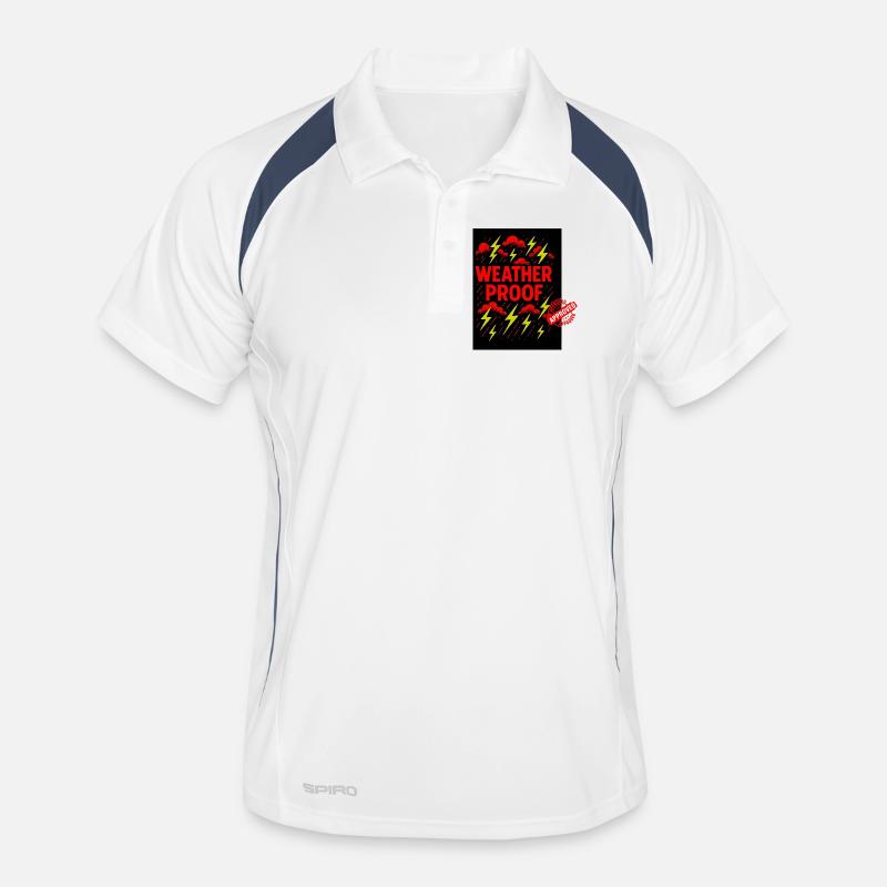 Weatherproof Graphic Design Men's Polo breathable