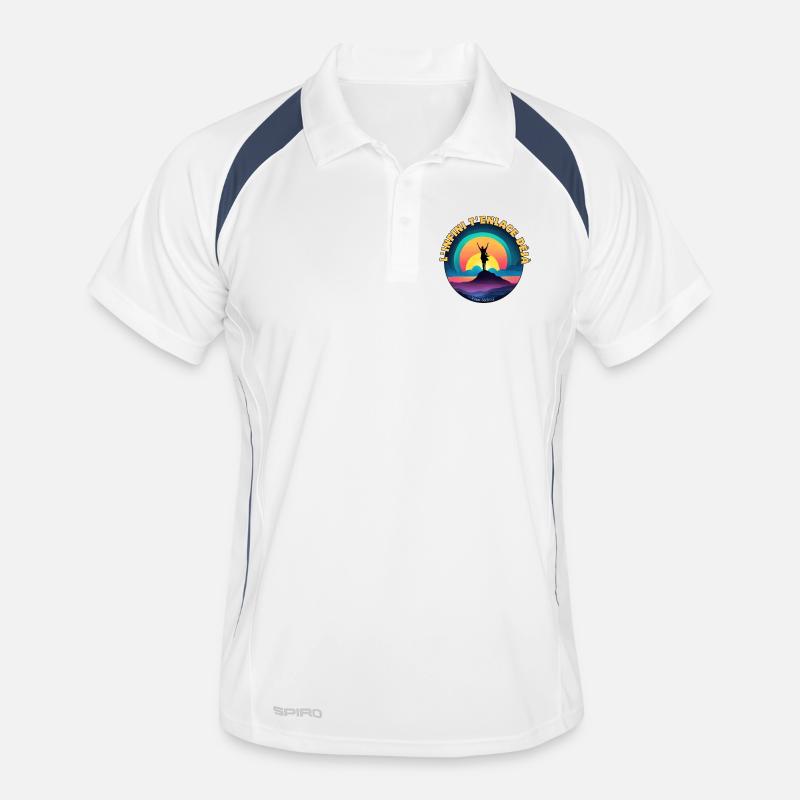 L'infini t'enlace déjà Polo respirant Homme