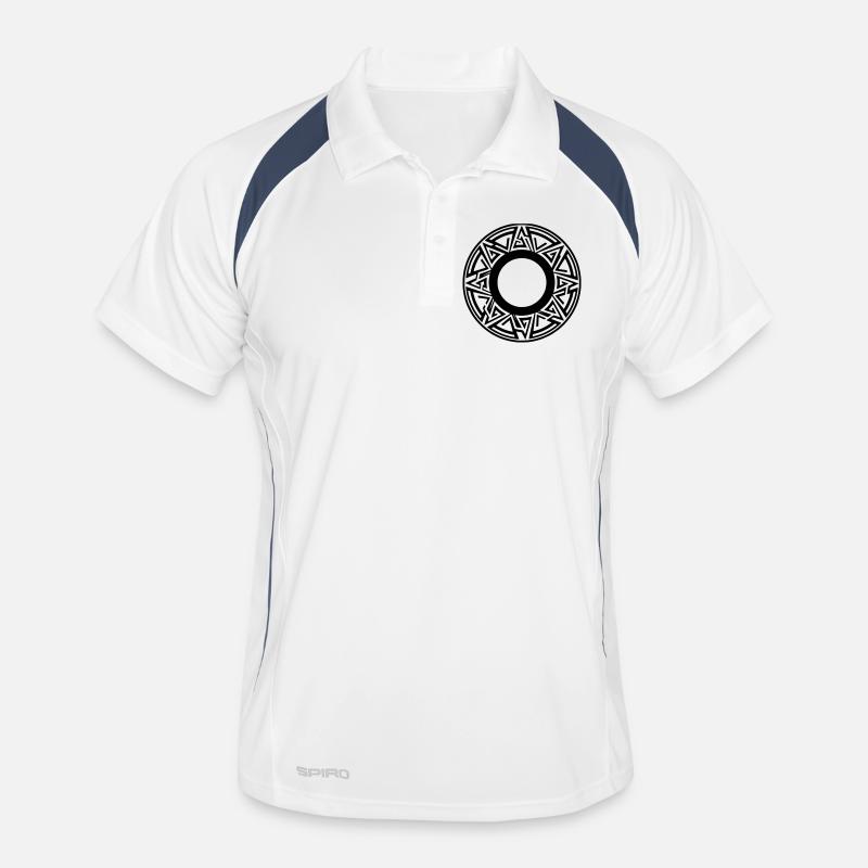 Moderner Kreis Männer Polo atmungsaktiv