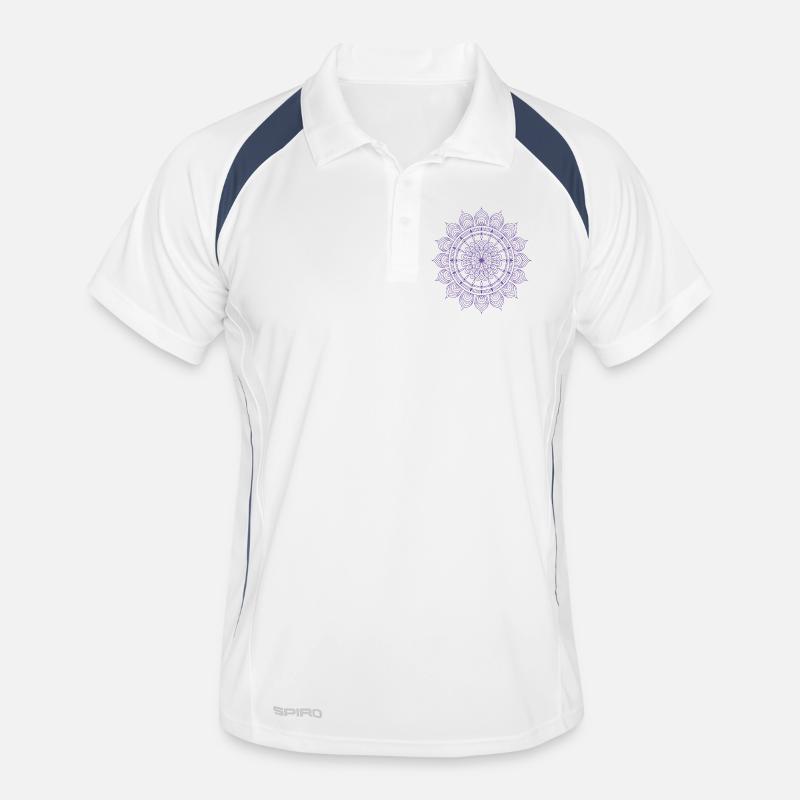 Mandala Männer Polo atmungsaktiv