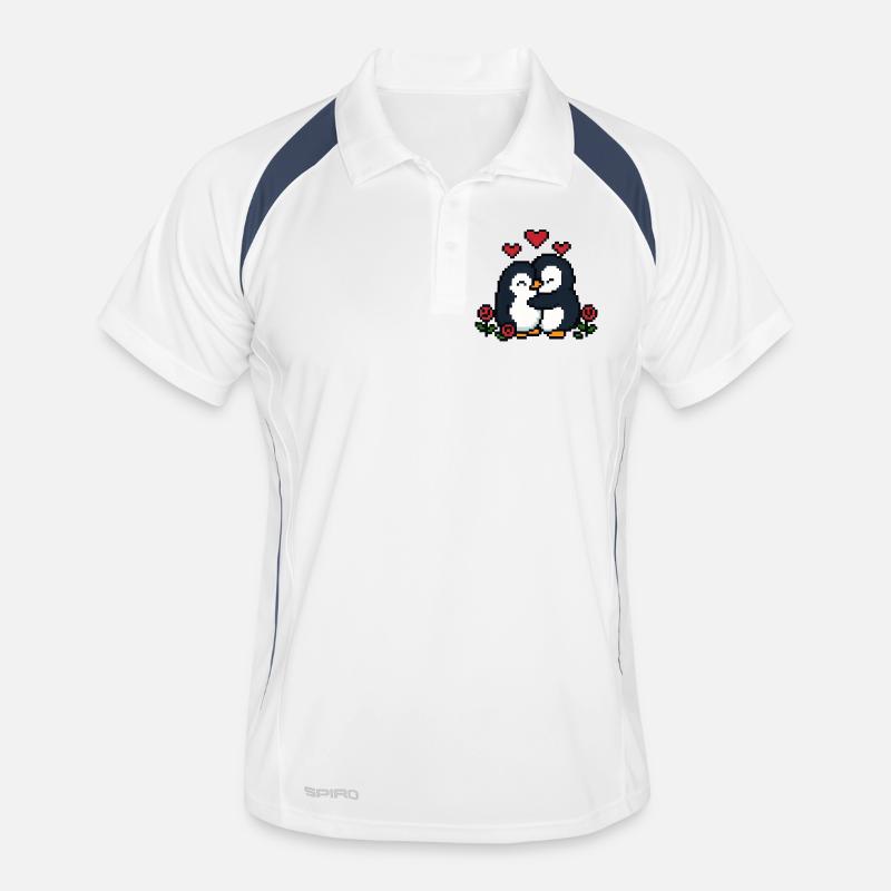 Pixel Penguin Men's Polo breathable