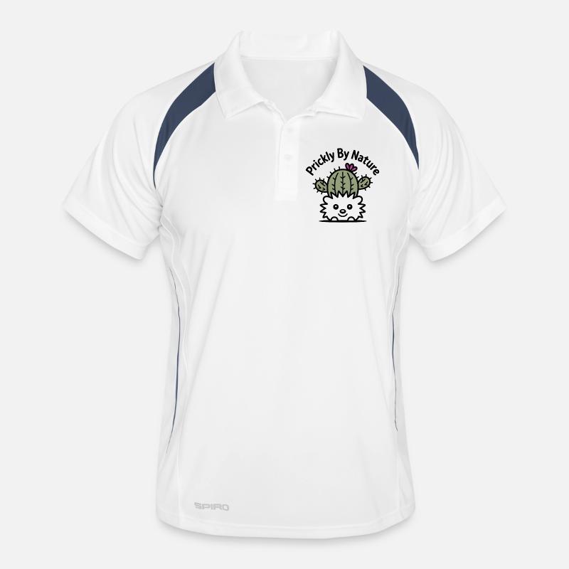 Cactus hérisson avec fleur Polo respirant Homme