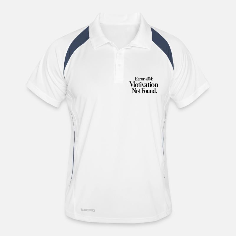 Erreur 404 Motivation introuvable Polo respirant Homme