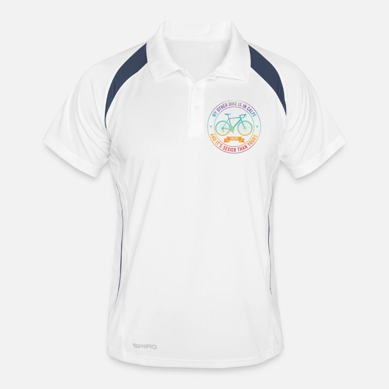 Tee de la rivalité vélo Calpe Polo respirant Homme