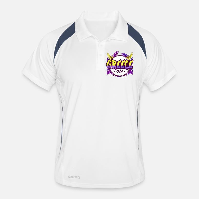 Greece Crew Colorful Men's Polo breathable