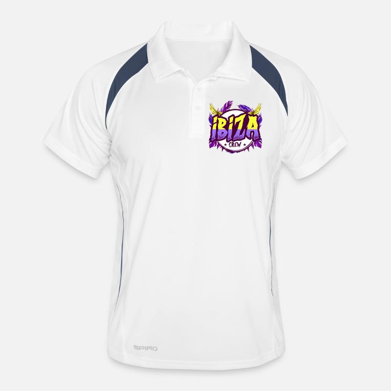 Ibiza Crew Bunt Männer Polo atmungsaktiv