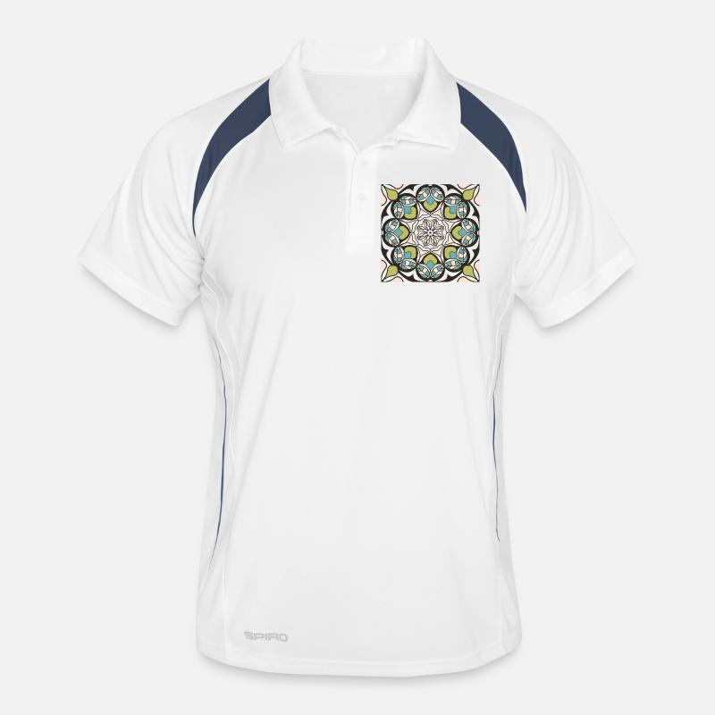 Spring Mandala Men's Polo breathable