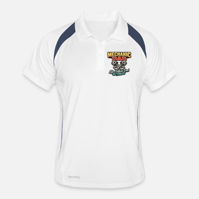 Mechanic Dad – Cool Dad Saying Men's Polo breathable