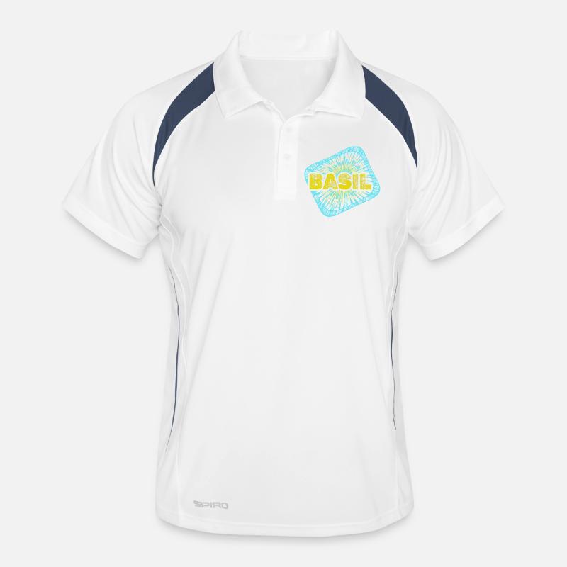 Le basilic comme passe-temps Polo respirant Homme