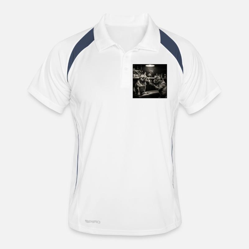 Bouledogue français – Design de chien bully mignon Polo respirant Homme