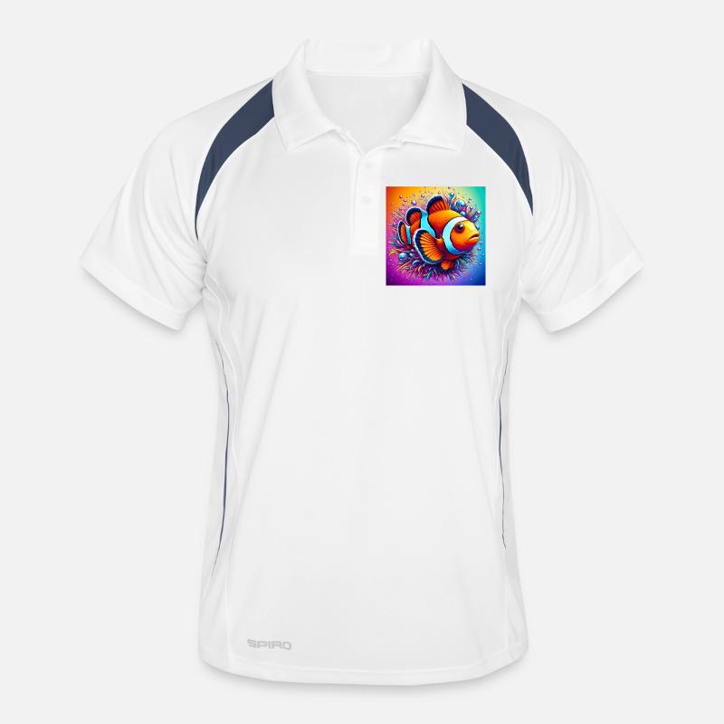 Clownfisch Männer Polo atmungsaktiv