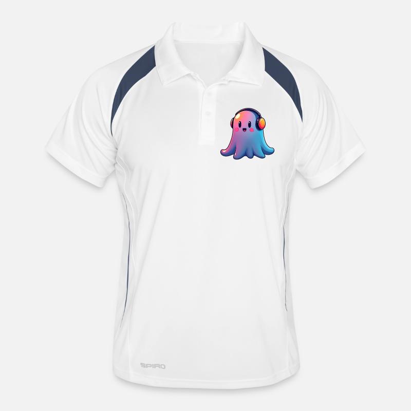 Ghost avec un casque Polo respirant Homme