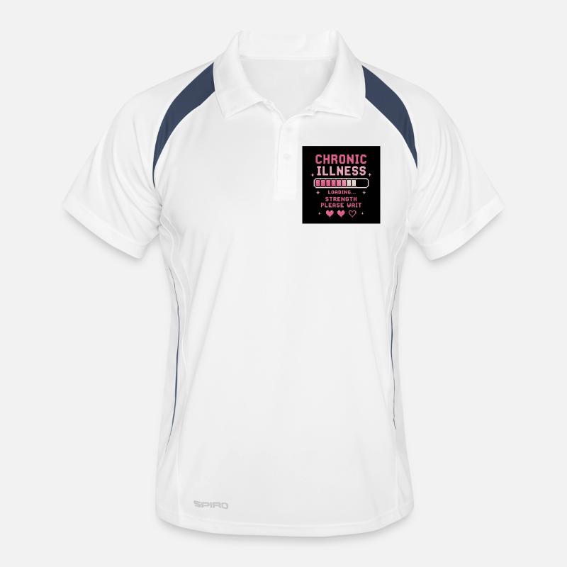     Loading Strength Invisible Battles Men's Polo breathable