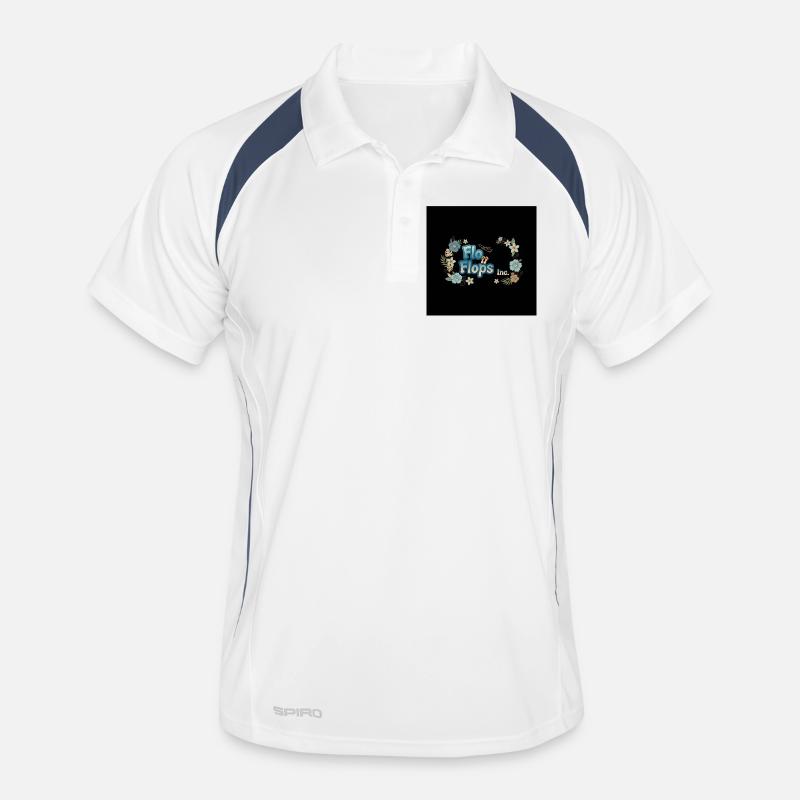 Flo Flops Floral Logo Polo respirant Homme