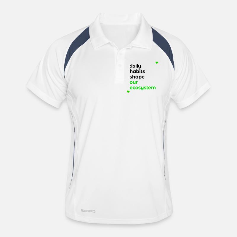 HABITUDES QUOTIDIENNES DE L’ÉCOSYSTÈME Polo respirant Homme