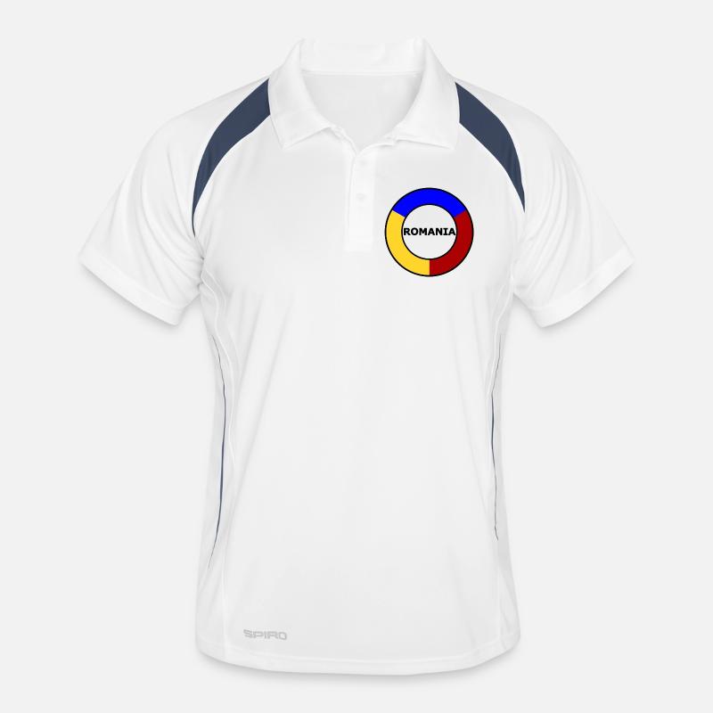 Colour Circle Ring Primary Colours Men's Polo breathable