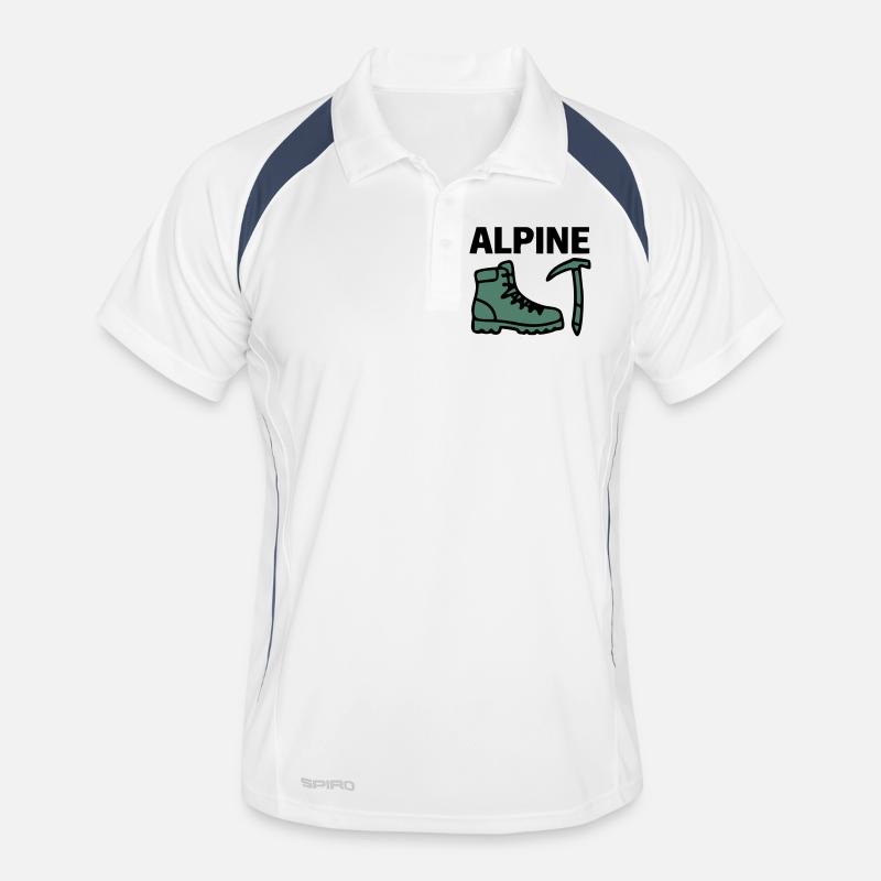 Wanderschuh Eispickel Alpine Bergsteigen Klettern Men's Polo breathable