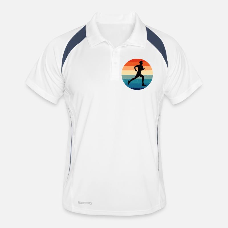 Geschenkidee für einen Running mit Running Männer Polo atmungsaktiv